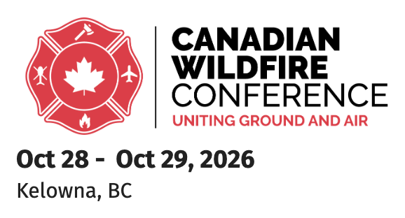 Canadian Wildfire Conference 2026 logo, October 28–29, 2026, Kelowna, BC